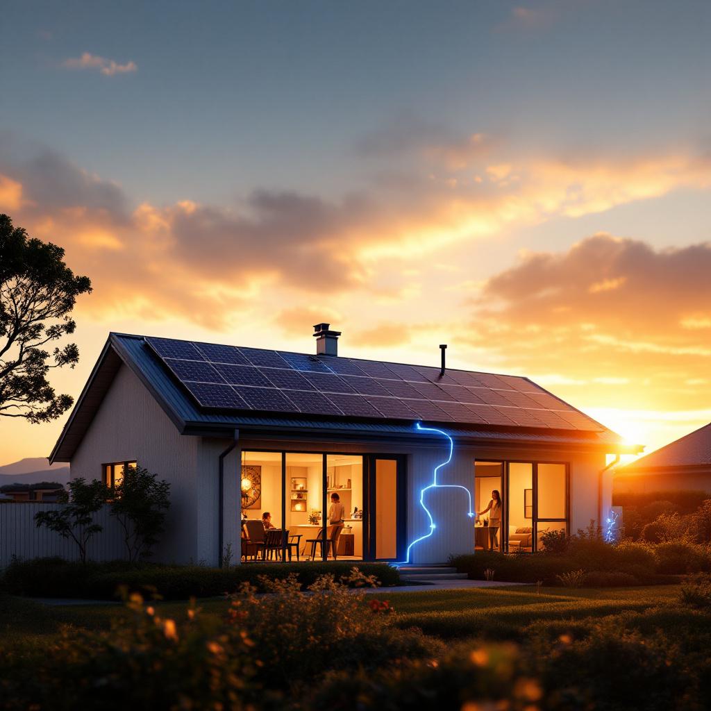 Solar savings comparison chart showing return on investment