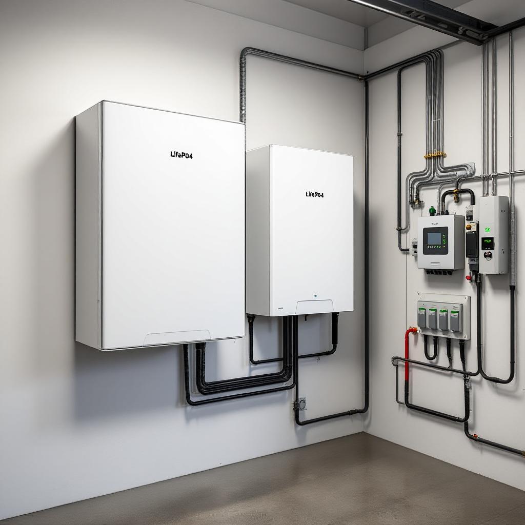 10kWh LiFePO4 battery installed in garage at Schnapper Rock